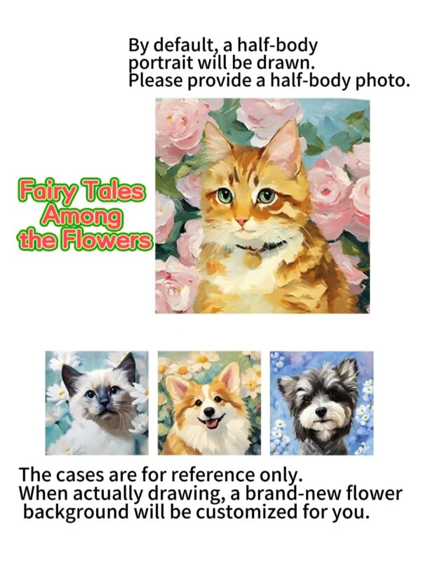 Customized Pet Portrait Design and Printed Painting - Image 3