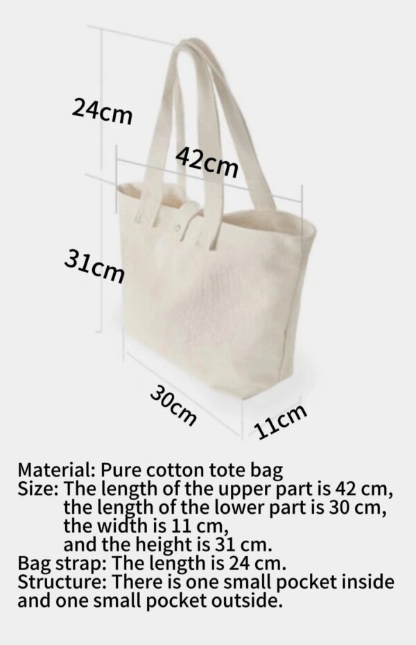 Custom Pet Printed Painting Tote Bag - Image 2