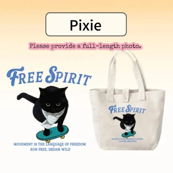 Custom Pet Printed Painting Tote Bag - Image 3