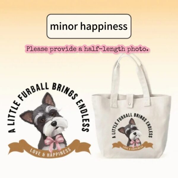 Custom Pet Printed Painting Tote Bag - Image 18