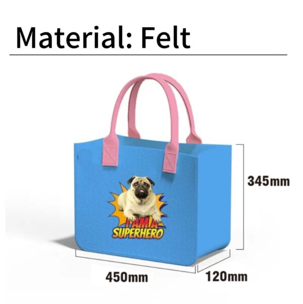 Customized Pet Avatar Felt Bag - Image 2