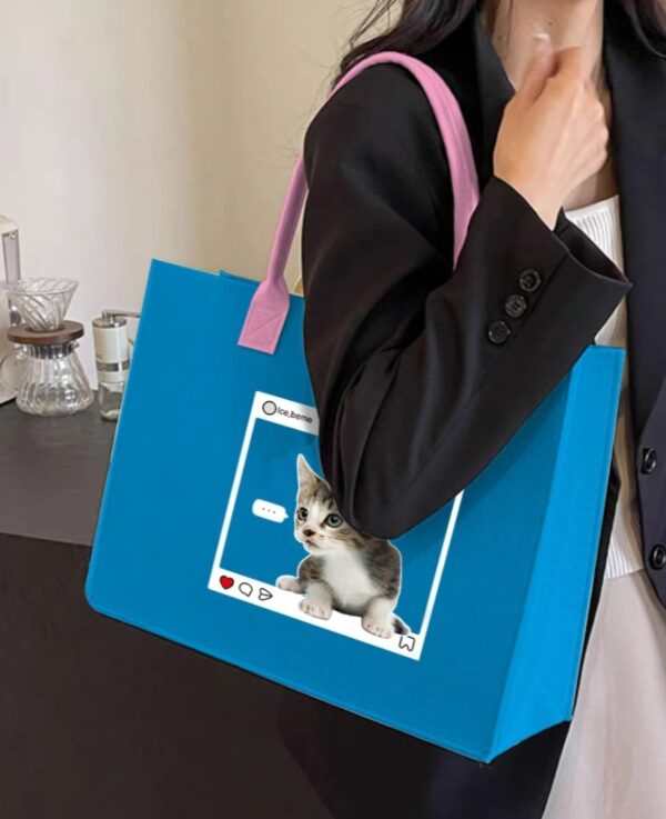 Customized Pet Avatar Felt Bag - Image 3